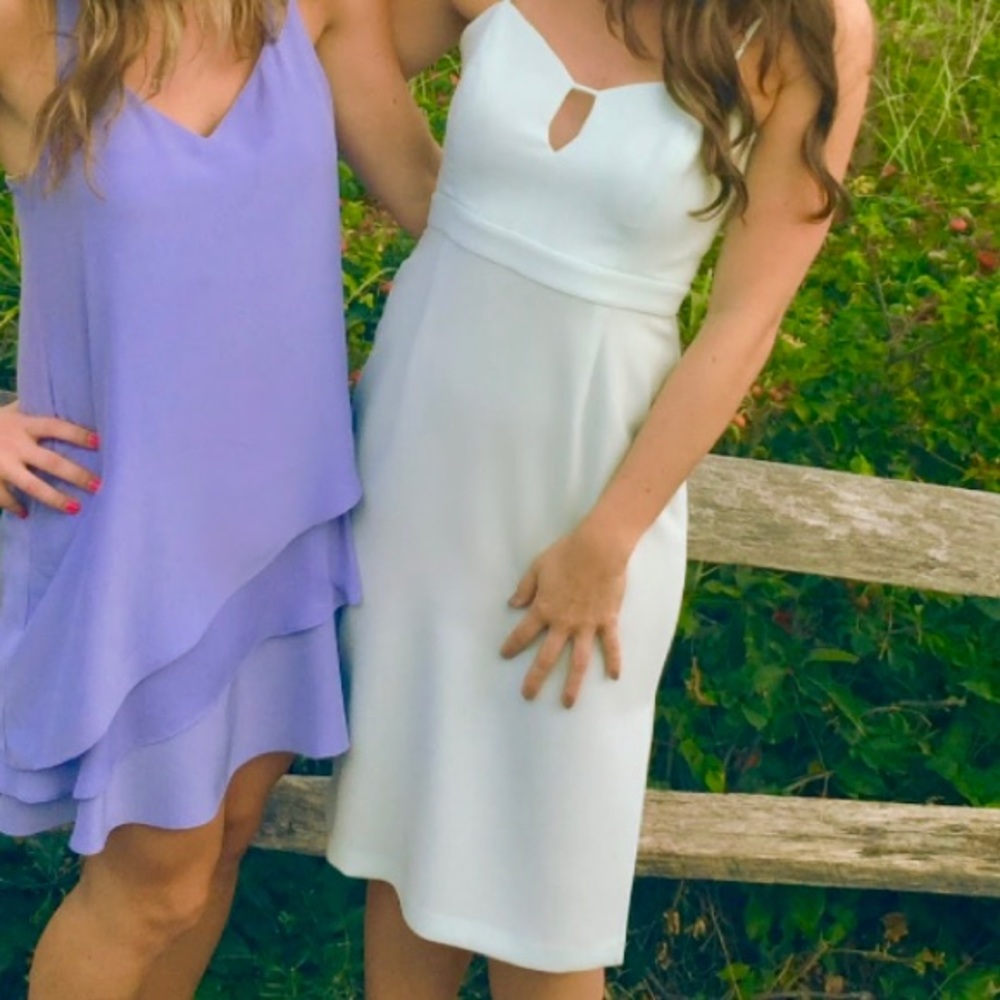 BCBG GENERATION teal/sea foam spaghetti strap dress